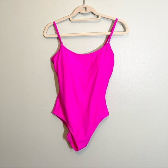 Catalina Other - Catalina Stretch Scoop Neck Adjustable Strap One Piece Swimsuit Pink Large